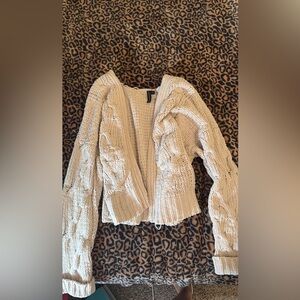 Cozy Cream Cable Knit Sweater